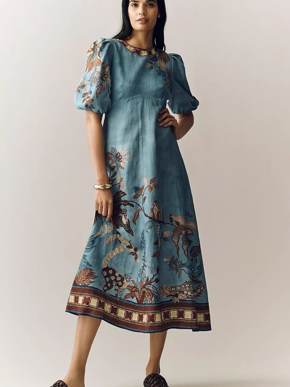 Alemais Georgie Midi Dress Size AU12/ US8 NWOT - Picture 7 of 9